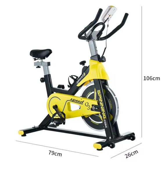 Kondisyon Bisikleti Spor Koşu Egzersiz Bisikleti Spin Bike Dikey Ev Bisikleti Q3