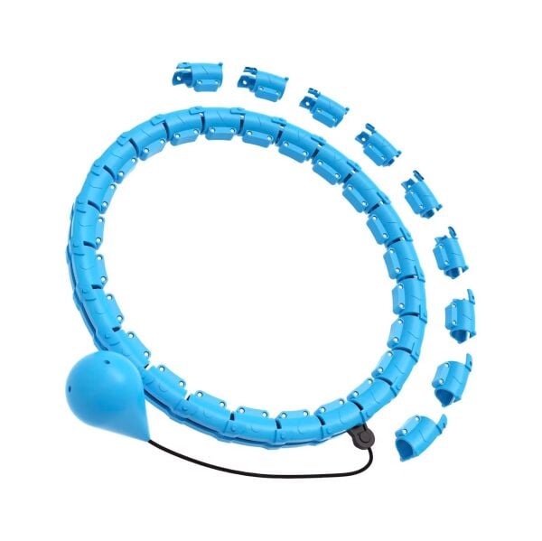 Akıllı Hula Hoop Çemberi 24 Bölüm Parça Fitness Spor Zayıflama Egzersiz Halkası