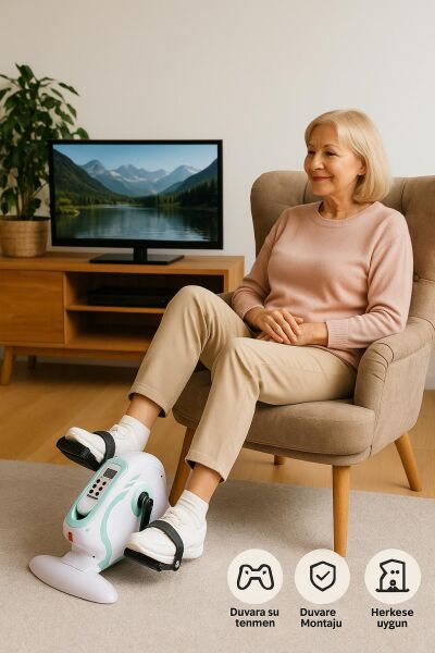 Ev Tipi Elektrikli Mini Egzersiz Kondisyon Kol Ve Bacak Çalıştırıcı Bisiklet