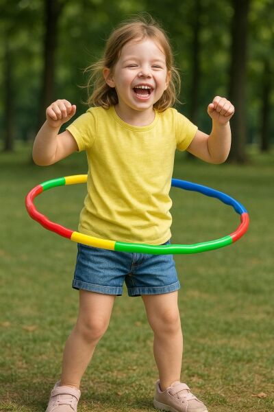 Hulahop Renkli Hula Hop 67 Cm Hulalop Çember