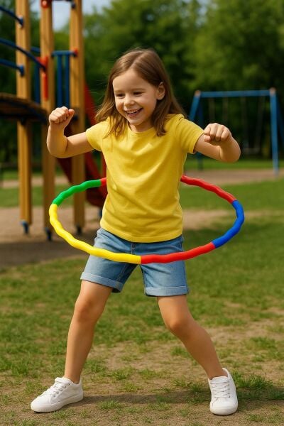 Hulahop Renkli Hula Hop 67 Cm Hulalop Çember