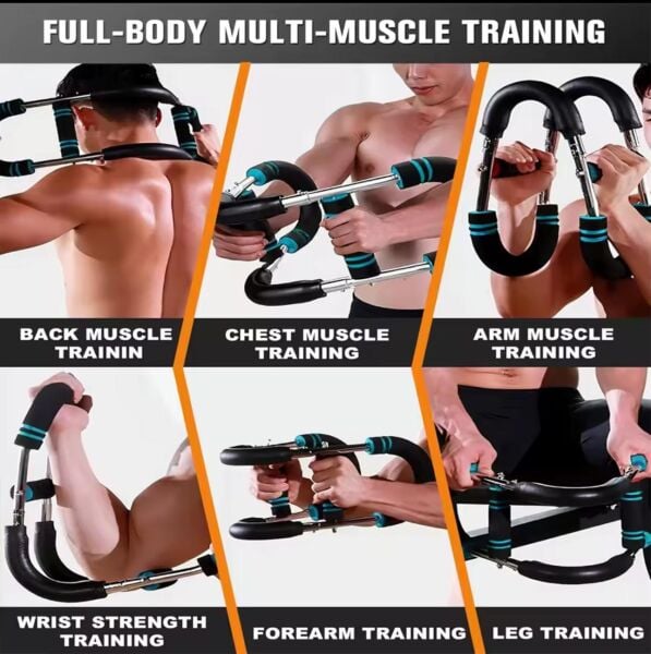 Bilek Güçlendirme Ön Kol Egzersiz Aleti Taşınabilir Fitness Aparatı