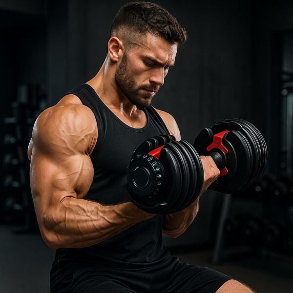 Ayarlanabilir Mekanizmalı Dambıl Seti Ev Fitness ve Güç Antrenman Seti 1 Adet 40 Kg(Kopya)