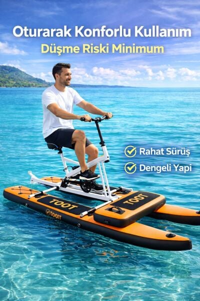 Deniz Bisikleti 320x 38 x 15cm Water Bike Turuncu
